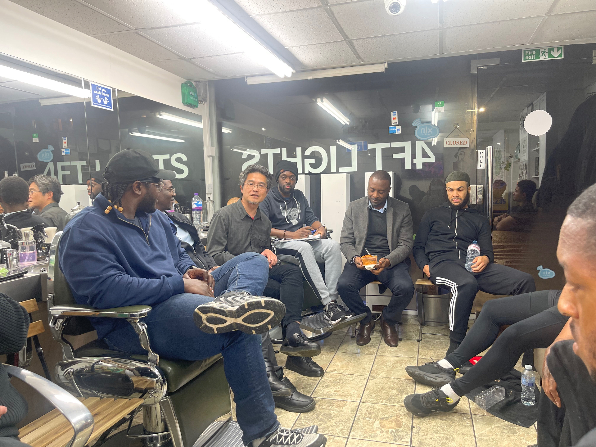 Listening at a recent session